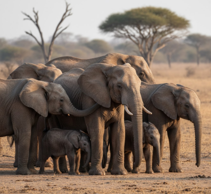 The Complex Matriarchy in Elephant Herd Leadership