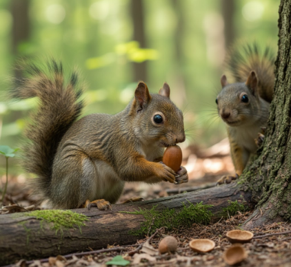 Why Squirrels Pretend to Bury Nuts to Deceive Thieves