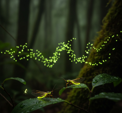 How Fireflies Use Light Signals for Mating Communication