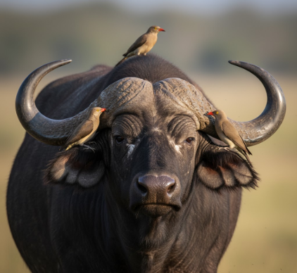 The Symbiotic Partnership Between Oxpeckers and Large Mammals