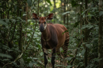 Why Okapis Are Rarely Seen Forest Dwelling Relatives
