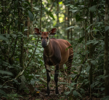 Why Okapis Are Rarely Seen Forest Dwelling Relatives