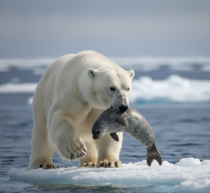 Adaptations of Polar Bears to Marine Mammal Hunting