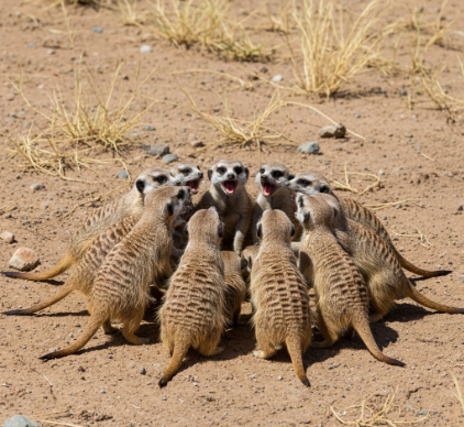 Defense Mechanisms of Meerkats Using Group Mobbing