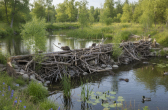 How Beavers Engineer Ecosystems Through Dam Building