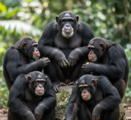 The Social Hierarchy in Chimpanzee Male Coalitions